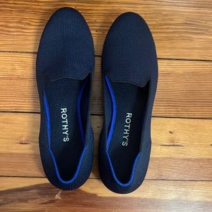 Rothy’s Navy Loafers size 7.5